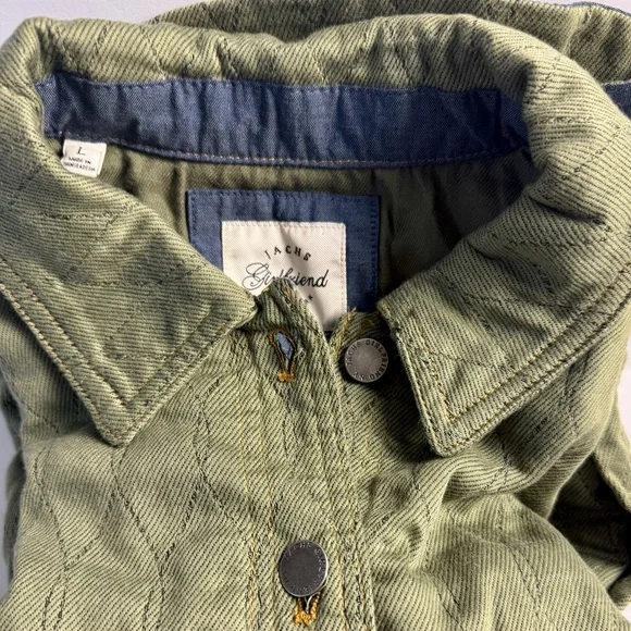 Jachs Girlfriend Ladies’ Olive Large Quilted Chore Jacket - Picture 5 of 16